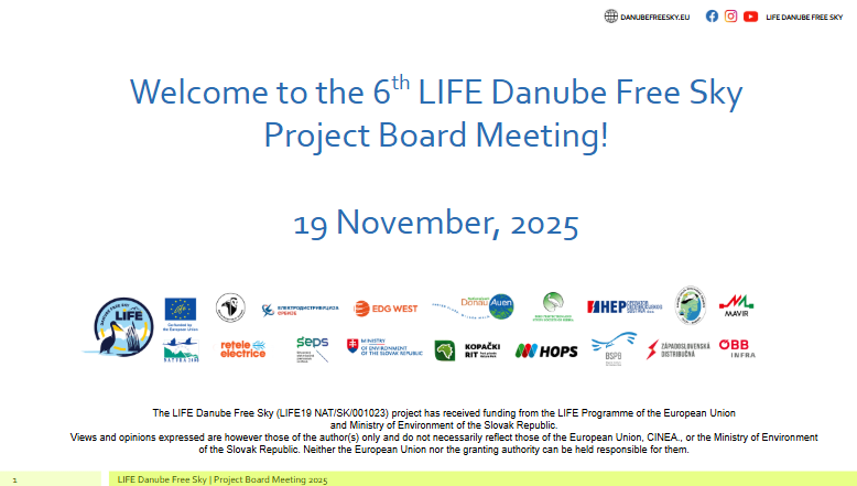 SIXTH LIFE DANUBE FREE SKY PROJECT PARTNERS MEETING: PROGRESS AND FUTURE PLANS